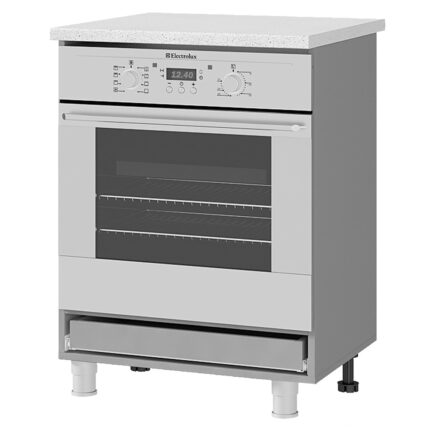 Кухонный модуль под встроенный духовой шкаф 6Д1 МДФ Селина F03 2